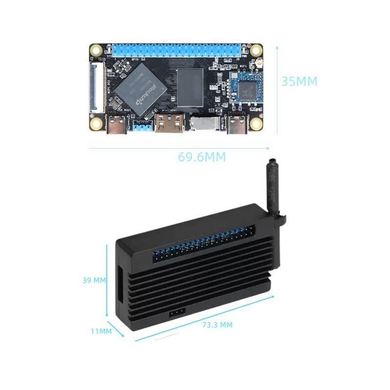 Zakformaat RK3566 Single Board Computer met WiFi-functionaliteit